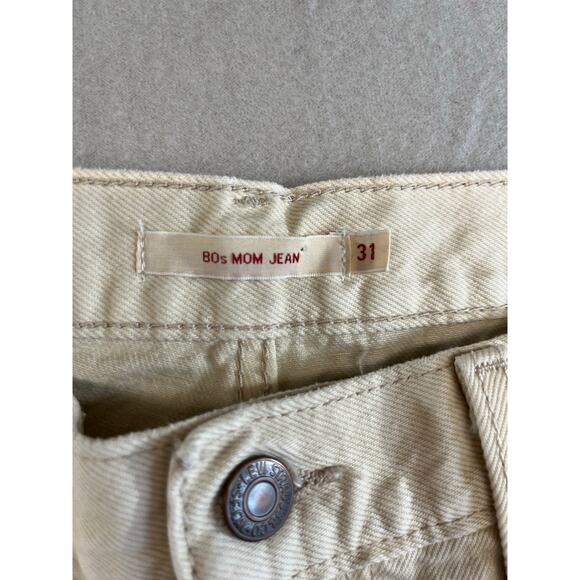 Levi’s women’s size 31 80’s Mom Jean Tan - Picture 2 of 10